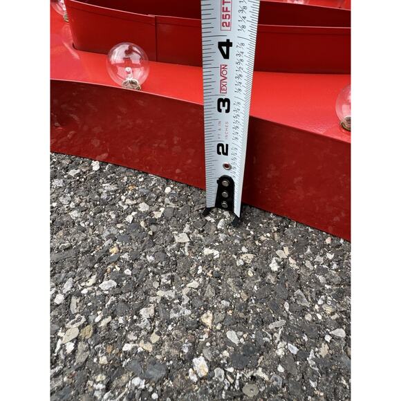 Marquee Letter "M" Decorative Sign Red Light Up Metal Home Decor Party - Picture 11 of 12